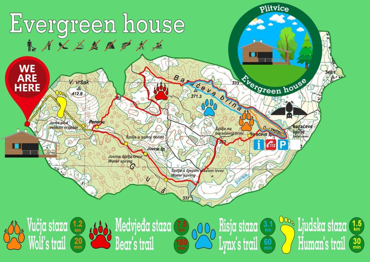 Evergreen House Plitvice Rakovica Exterior foto